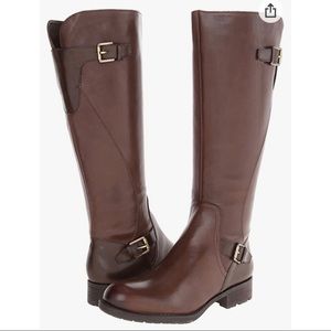 Franco Sarto Perk Motorcycle Boot, 10 (Chocolate)